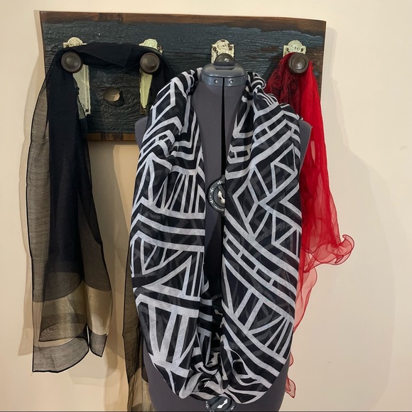 (Get 3!) Sheer Infinity Tube and Wrap Scarves Set - Picture 12 of 16